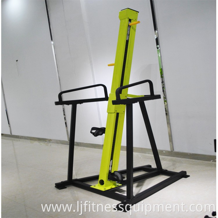 Vertical climber machine